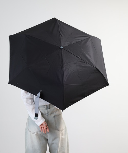 FUNALIVE（ファンアライブ）の「LINEDROPS LINEDROPS 形状記憶　折りたたみ雨傘　58（折りたたみ傘・レディース・ブラック/ネイビー・58cm）」の18枚目の写真