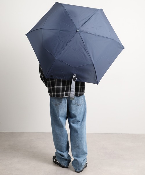 FUNALIVE（ファンアライブ）の「LINEDROPS LINEDROPS 形状記憶　折りたたみ雨傘　58（折りたたみ傘・レディース・ブラック/ネイビー・58cm）」の15枚目の写真