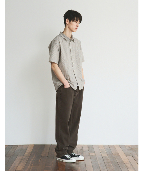 LORES(ロアス)の「Paneled S/S Shirts - Navy(シャツ/ブラウス・レディース・その他・SMALL/MEDIUM/LARGE)」の6枚目の写真