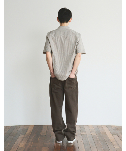LORES(ロアス)の「Paneled S/S Shirts - Navy(シャツ/ブラウス・レディース・その他・SMALL/MEDIUM/LARGE)」の7枚目の写真