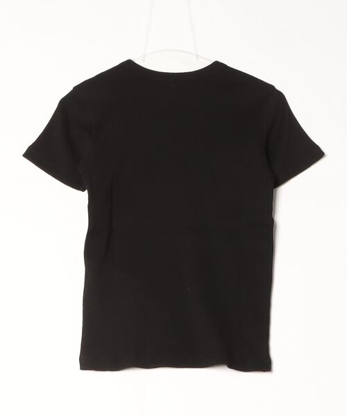 ATON（エイトン）の「RECYCLE SUVIN RIB FIT T-SHIRT KKAGLM0708（Tシャツ/カットソー・メンズ・ブラック/チャコールグレー・2）」の3枚目の写真