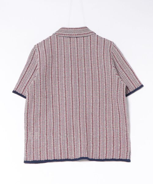 Coohem（コーヘン）の「COOHEM | SUKASHI STRIPE TWEED S/T（ニット/セーター・メンズ・ブルー系その他5・L/M）」の2枚目の写真