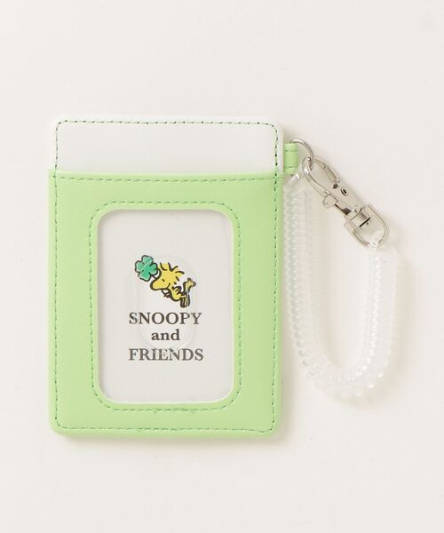 FUNALIVE（ファンアライブ）の「SNOOPY スヌーピー シングルパスケース 合皮（パスケース・レディース・グリーン・FREE）」の13枚目の写真