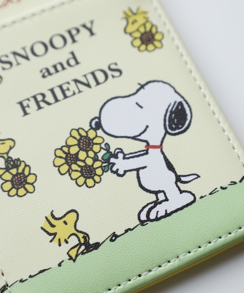 FUNALIVE（ファンアライブ）の「SNOOPY スヌーピー シングルパスケース 合皮（パスケース・レディース・グリーン・FREE）」の7枚目の写真