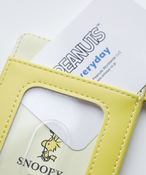 FUNALIVE（ファンアライブ）の「SNOOPY スヌーピー シングルパスケース 合皮（パスケース・レディース・グリーン・FREE）」の10枚目の写真