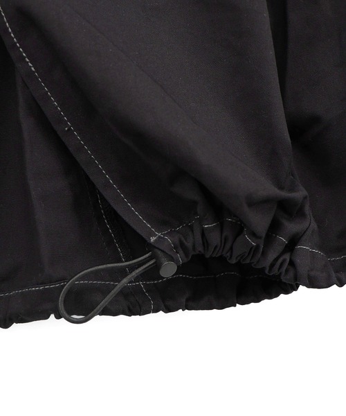 ScoLar(スカラー)の「161667:ベルトアジャスター付きバルーンデニムスカート(スカート・レディース・サックスブルー/カーキ/ブラック・M)」の4枚目の写真