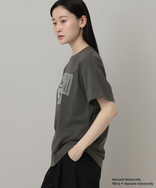 A part by(アパートバイ)の「College_Tシャツ(Tシャツ/カットソー・レディース・チャコールグレー/ボルドー・FREE)」の14枚目の写真