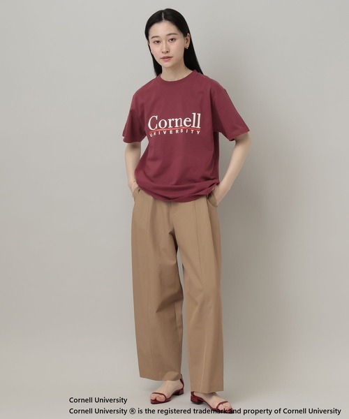A part by(アパートバイ)の「College_Tシャツ(Tシャツ/カットソー・レディース・チャコールグレー/ボルドー・FREE)」の15枚目の写真