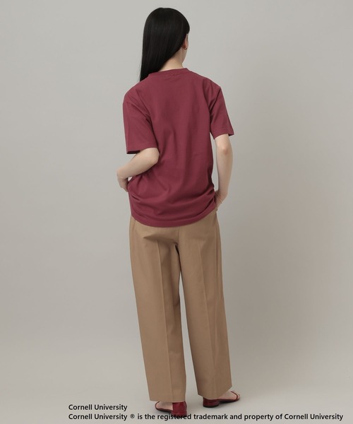 A part by(アパートバイ)の「College_Tシャツ(Tシャツ/カットソー・レディース・チャコールグレー/ボルドー・FREE)」の17枚目の写真