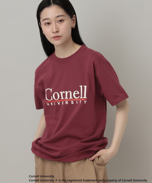 A part by(アパートバイ)の「College_Tシャツ(Tシャツ/カットソー・レディース・チャコールグレー/ボルドー・FREE)」の18枚目の写真