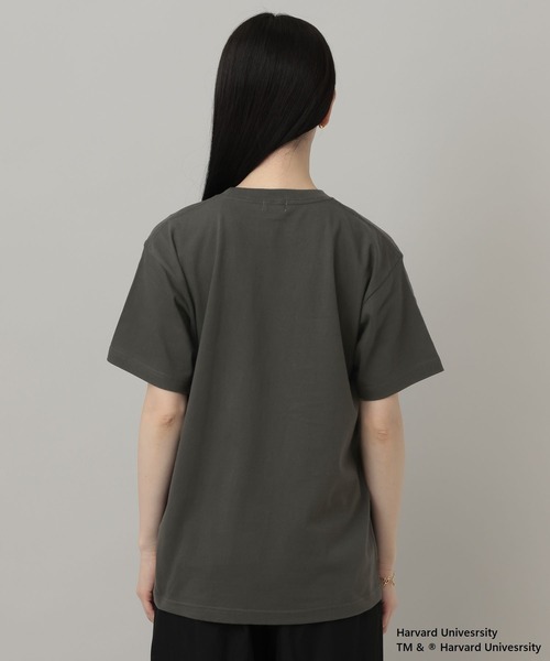 A part by(アパートバイ)の「College_Tシャツ(Tシャツ/カットソー・レディース・チャコールグレー/ボルドー・FREE)」の6枚目の写真