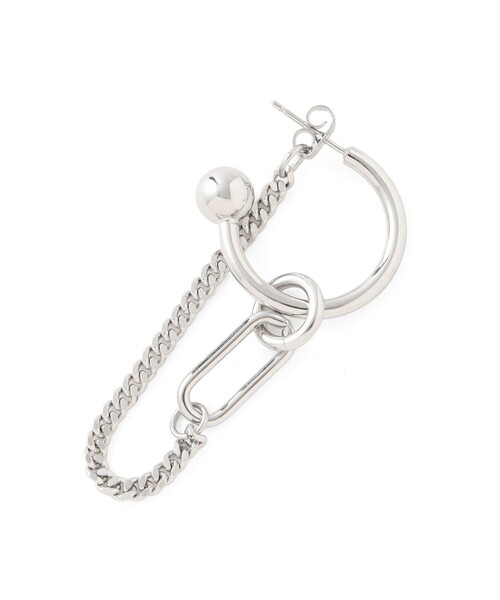 JUSTINE CLENQUET(ジュスティーヌクランケ)の「【JUSTINE CLENQUET/ジュスティーヌクランケ】ピアス ALLEN EARRINGS 33JC02ALLEN3(ピアス(両耳用)・レディース・シルバー系その他・FREE)」の3枚目の写真
