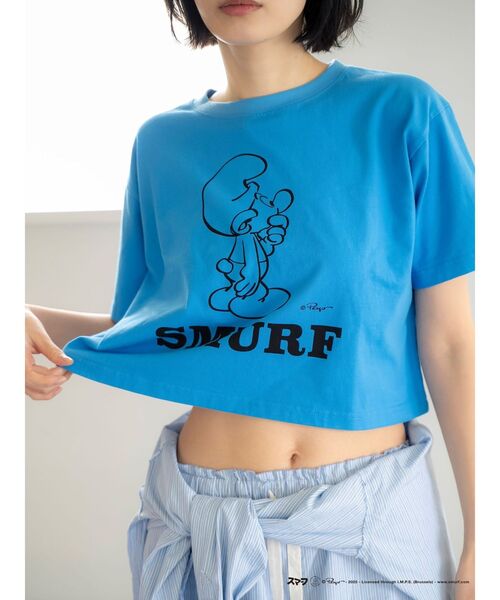 Ungrid(アングリッド)の「キャラクターモチーフTee(Tシャツ/カットソー・レディース・パープル/イエロー/ブルー・FREE)」の9枚目の写真