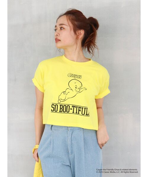 Ungrid(アングリッド)の「キャラクターモチーフTee(Tシャツ/カットソー・レディース・パープル/イエロー/ブルー・FREE)」の15枚目の写真