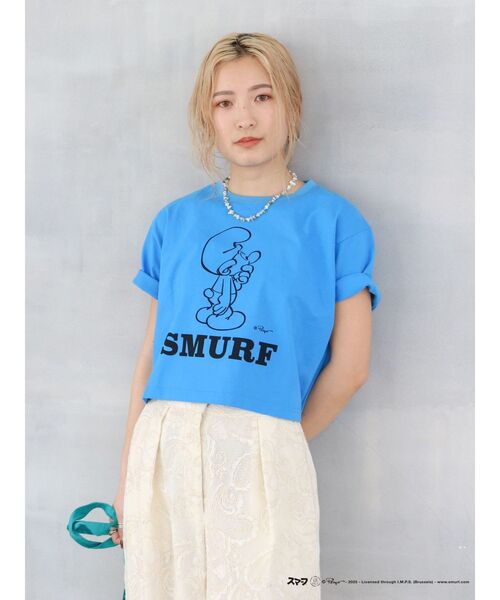 Ungrid(アングリッド)の「キャラクターモチーフTee(Tシャツ/カットソー・レディース・パープル/イエロー/ブルー・FREE)」の17枚目の写真