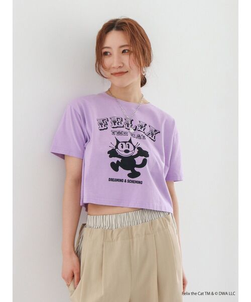 Ungrid(アングリッド)の「キャラクターモチーフTee(Tシャツ/カットソー・レディース・パープル/イエロー/ブルー・FREE)」の19枚目の写真