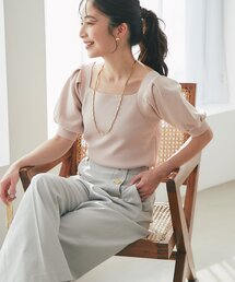 お上品きらきら】ラメペプラム前後2WAYカーディガン（カーディガン