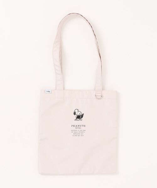 PEANUTS(ピーナッツ)の「PEANUTS/ピーナッツ おとなのひといきシリーズ スマートトートバッグ(トートバッグ・レディース・ブラック/ネイビー/アイボリー・ONE SIZE)」の2枚目の写真