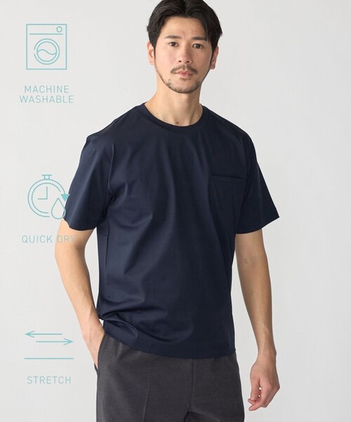 SHIPS:〈接触冷感/洗濯機可能/抗菌防臭〉COOL TOUCH サマー Tシャツ（T
