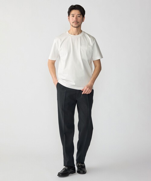 SHIPS（シップス）の「SHIPS:〈接触冷感/洗濯機可能/抗菌防臭〉COOL TOUCH サマー Tシャツ（Tシャツ/カットソー・メンズ・ネイビー/グリーン/ホワイト/ブラック・X-LARGE/LARGE/MEDIUM/SMALL）」の17枚目の写真