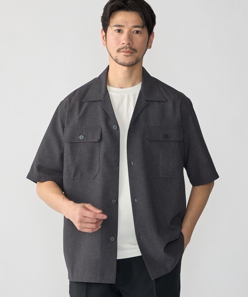 SHIPS（シップス）の「SHIPS:〈接触冷感/洗濯機可能/抗菌防臭〉COOL TOUCH サマー Tシャツ（Tシャツ/カットソー・メンズ・ネイビー/グリーン/ホワイト/ブラック・X-LARGE/LARGE/MEDIUM/SMALL）」の18枚目の写真