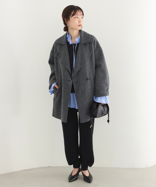 SLOBE IENA（スローブイエナ）の「《追加3》SLOBE 3WAY スムース巾着バッグ（クラッチバッグ・レディース・スカイブルー/ブラック/ベージュ系その他/ホワイト・FREE）」の18枚目の写真