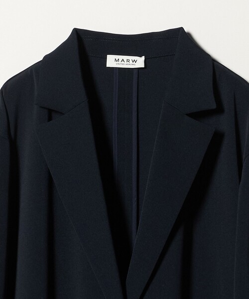 MARW UNITED ARROWS（マルゥ ユナイテッドアローズ）の「＜MARW UNITED ARROWS＞ツイル 1ボタン ジャケット（テーラードジャケット・レディース・ブラック/ネイビー/ダークグレー・36/38）」の14枚目の写真