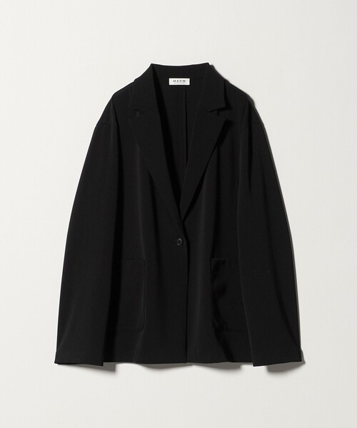 MARW UNITED ARROWS（マルゥ ユナイテッドアローズ）の「＜MARW UNITED ARROWS＞ツイル 1ボタン ジャケット（テーラードジャケット・レディース・ブラック/ネイビー/ダークグレー・36/38）」の21枚目の写真