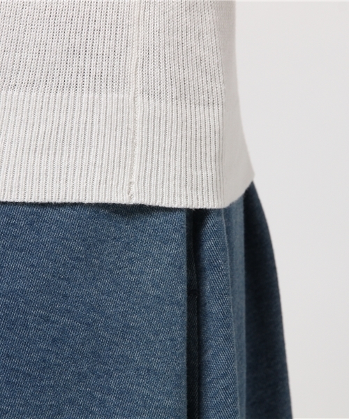 COMME CA ISM（コムサイズム）の「ノースリーブニット（ニット/セーター・レディース・ブラック/ネイビー/グレー/ホワイト・LARGE/SMALL/MEDIUM）」の9枚目の写真