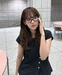 kutir（クティール）の「kutirlune／ クリアレンズメガネ（メガネ・レディース）」