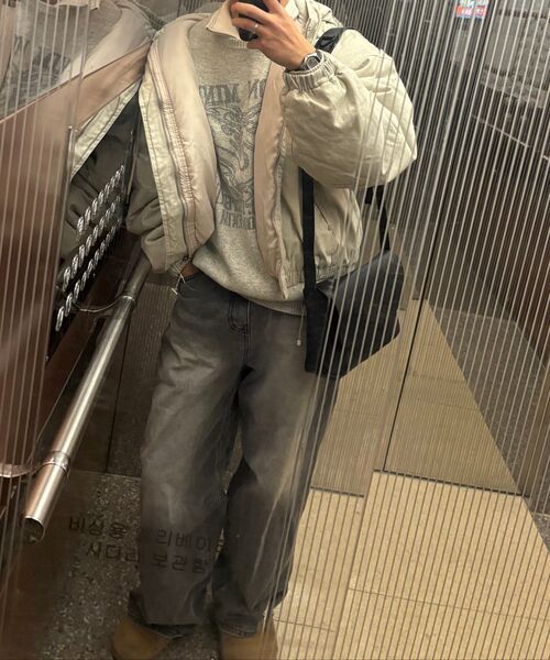 MAISON MINED（メゾンミネド）の「DOODLE HEART KNIT MELANGE GRAY（ニット/セーター・メンズ・その他・SMALL/MEDIUM/LARGE）」の12枚目の写真