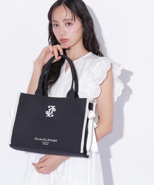 JILL by JILL STUART(ジルバイジルスチュアート)の「サイドリボントートバッグ(トートバッグ・レディース・ホワイト/ブラック・FREE)」の13枚目の写真