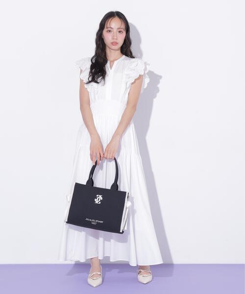 JILL by JILL STUART(ジルバイジルスチュアート)の「サイドリボントートバッグ(トートバッグ・レディース・ホワイト/ブラック・FREE)」の14枚目の写真