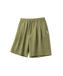 YALE（イェール）の「シアサッカー チェック ショーツ_グリーン（その他パンツ）」