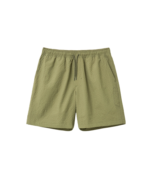 YALE(イェール)の「シアサッカー チェック ショーツ_グリーン(その他パンツ・レディース・その他・SMALL/MEDIUM/LARGE/X-LARGE)」の2枚目の写真