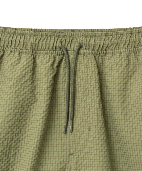 YALE(イェール)の「シアサッカー チェック ショーツ_グリーン(その他パンツ・レディース・その他・SMALL/MEDIUM/LARGE/X-LARGE)」の4枚目の写真