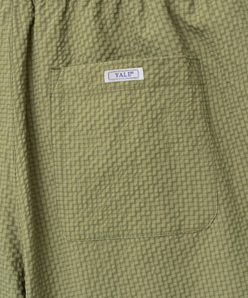 YALE(イェール)の「シアサッカー チェック ショーツ_グリーン(その他パンツ・レディース・その他・SMALL/MEDIUM/LARGE/X-LARGE)」の5枚目の写真