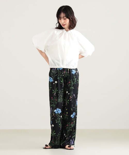 Demi-Luxe BEAMS(デミルクス ビームス)の「【8/6値下げ】ラグラン パフスリーブ ブラウス(シャツ/ブラウス・レディース・ホワイト/サックスブルー・36/38)」の5枚目の写真