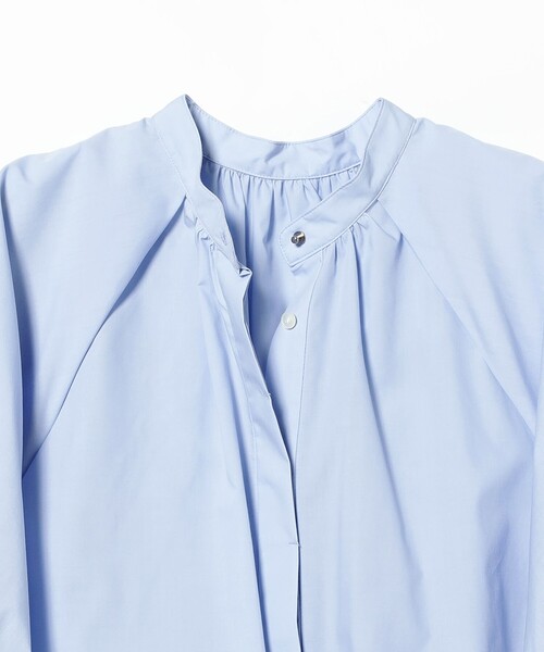 Demi-Luxe BEAMS(デミルクス ビームス)の「【8/6値下げ】ラグラン パフスリーブ ブラウス(シャツ/ブラウス・レディース・ホワイト/サックスブルー・36/38)」の14枚目の写真