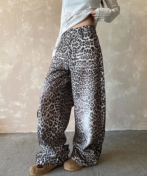 Ressaca(レサーカ)の「レオパード柄ワイドパンツ(その他パンツ・レディース・レオパード・XL/L)」の3枚目の写真