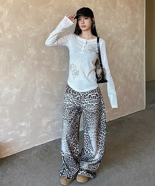 Ressaca(レサーカ)の「レオパード柄ワイドパンツ(その他パンツ・レディース・レオパード・XL/L)」の10枚目の写真