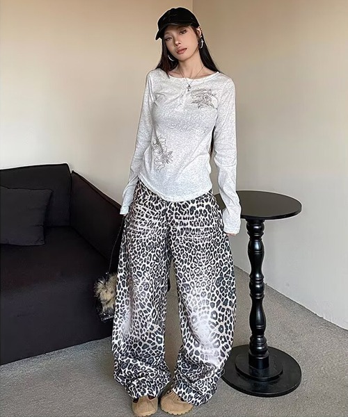 Ressaca(レサーカ)の「レオパード柄ワイドパンツ(その他パンツ・レディース・レオパード・XL/L)」の11枚目の写真