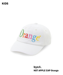 byeA.（バイエー）の「【byeA. / バイエー】 NOT APPLE CAP （ORANGE）kids (-54cm)（キャップ）」