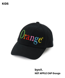 byeA.（バイエー）の「【byeA. / バイエー】 NOT APPLE CAP （ORANGE）kids (-54cm)（キャップ）」