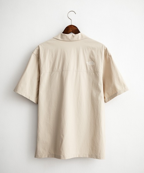 THE NORTH FACE(ザノースフェイス)の「THE NORTH FACE ザ・ノースフェイス M'S KANTE SHIRTS ワンポイントロゴ刺繍胸ポケット付き半袖オープンカラーシャツ(シャツ/ブラウス・メンズ・チャコール/ブラック/ライトベージュ・M/XL/L)」の15枚目の写真