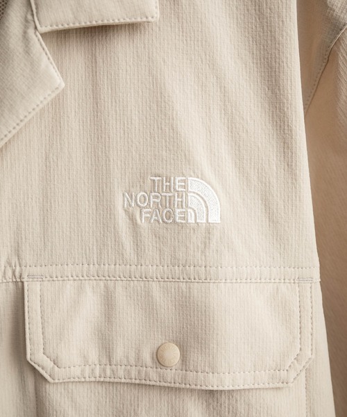 THE NORTH FACE(ザノースフェイス)の「THE NORTH FACE ザ・ノースフェイス M'S KANTE SHIRTS ワンポイントロゴ刺繍胸ポケット付き半袖オープンカラーシャツ(シャツ/ブラウス・メンズ・チャコール/ブラック/ライトベージュ・M/XL/L)」の21枚目の写真