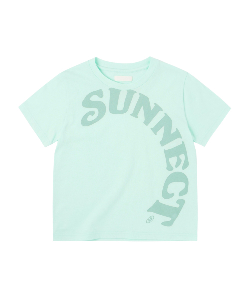 SUNNECT(ソネクト)の「Big Wave Logo Tee - Mint2(Tシャツ/カットソー・レディース・その他・OS)」の1枚目の写真