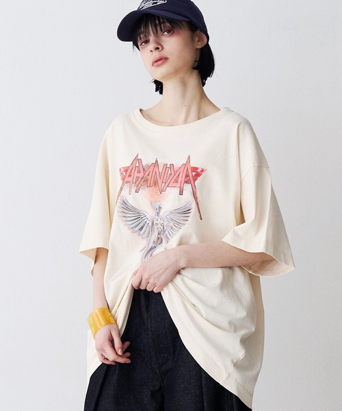 UNISEX Acid Wash Angel T-shirt (кислотная стирка, усиленная печать)