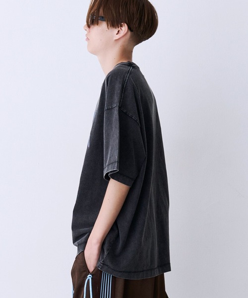 SeeSew(シーソー)の「【UNISEX】ACID WASH ANGEL TEE/アシッドウォッシュ加工エンジェルTシャツ(Tシャツ/カットソー・メンズ・ブラック/ホワイト・M/L)」の19枚目の写真