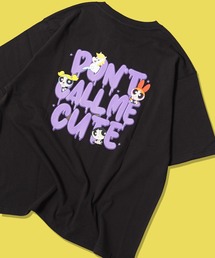 POWERPUFF GIRLS / パウパフ ガールズ オーバーサイズ プリント 半袖 Tシャツ【正規ライセンス商品】